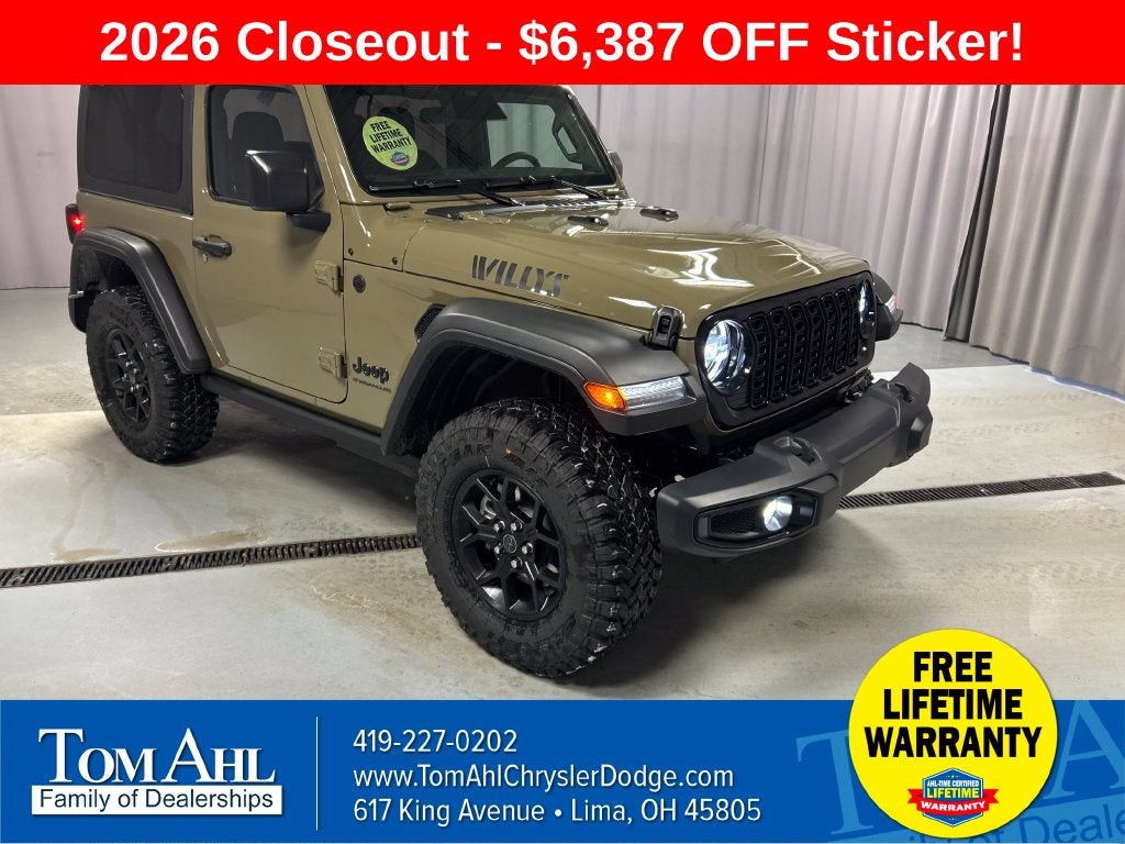 2026 Jeep WRANGLER 2-DOOR WILLYS