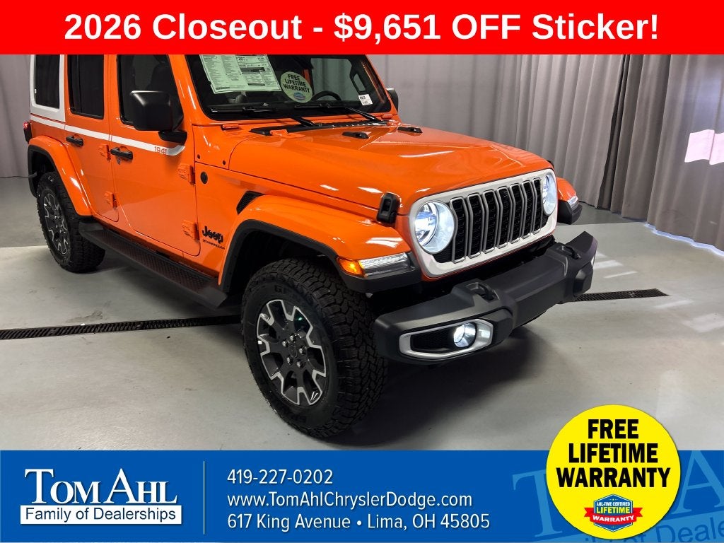 2026 Jeep WRANGLER 4-DOOR SAHARA