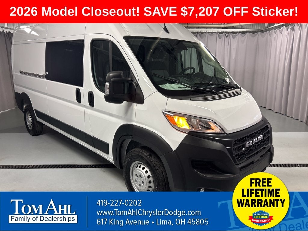 2026 RAM ProMaster 2500 TRADESMAN CARGO VAN HIGH ROOF 159' WB