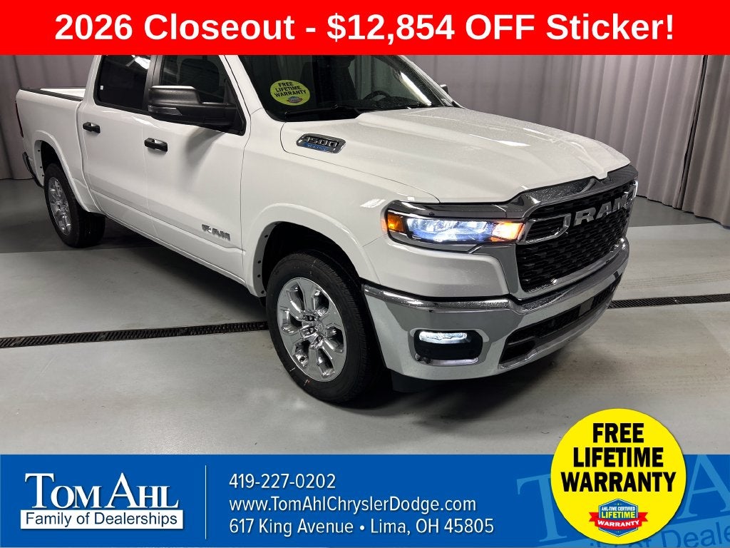 2026 RAM 1500 BIG HORN CREW CAB 4X4 5'7' BOX
