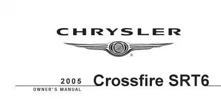 Chrysler Crossfire SRT Owner Manual