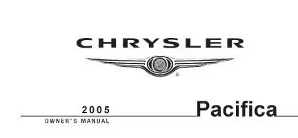 Chrysler Pacifica Owner Manual