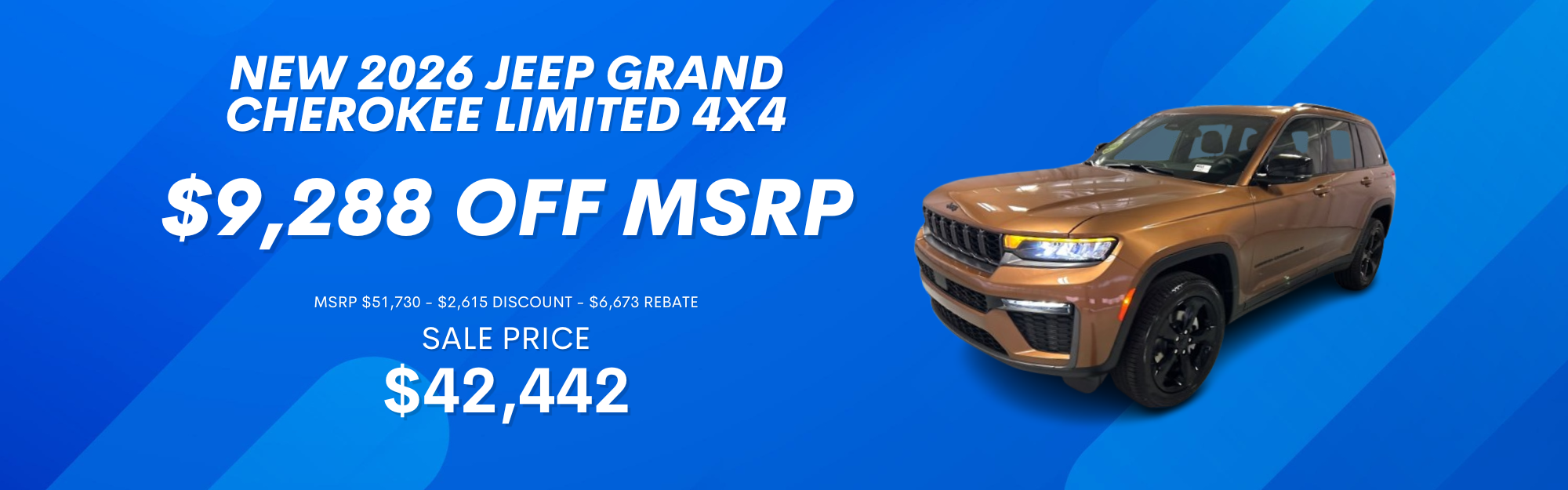 NEW 2026 JEEP GRAND CHEROKEE LIMITED 4X4 at Tom Ahl Chrysler Dodge Jeep Ram in Lima