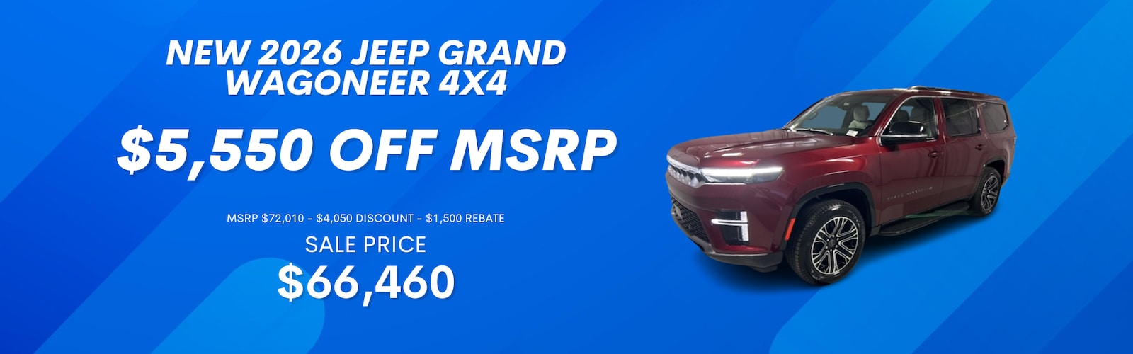 NEW 2026 JEEP GRAND WAGONEER 4X4 at Tom Ahl Chrysler Dodge Jeep Ram in Lima OH