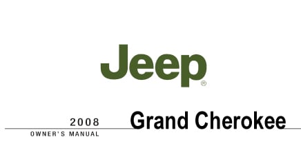 The Jeep Wrangler 2007 owner's manual cover displays the Jeep logo and vehicle name in green text.
